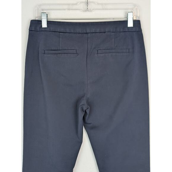 Tibi New York Pants Trousers Slim Ankle Career Office Work Navy Blue Size 4 - Picture 5 of 13